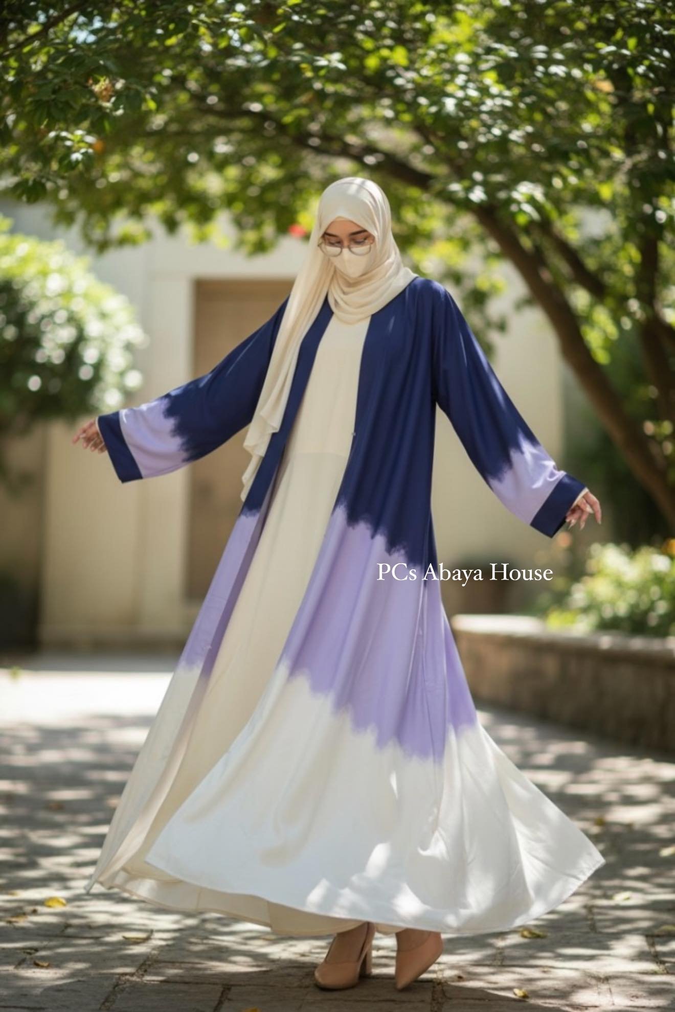 Batik Abaya 3Color Micro-Stitch