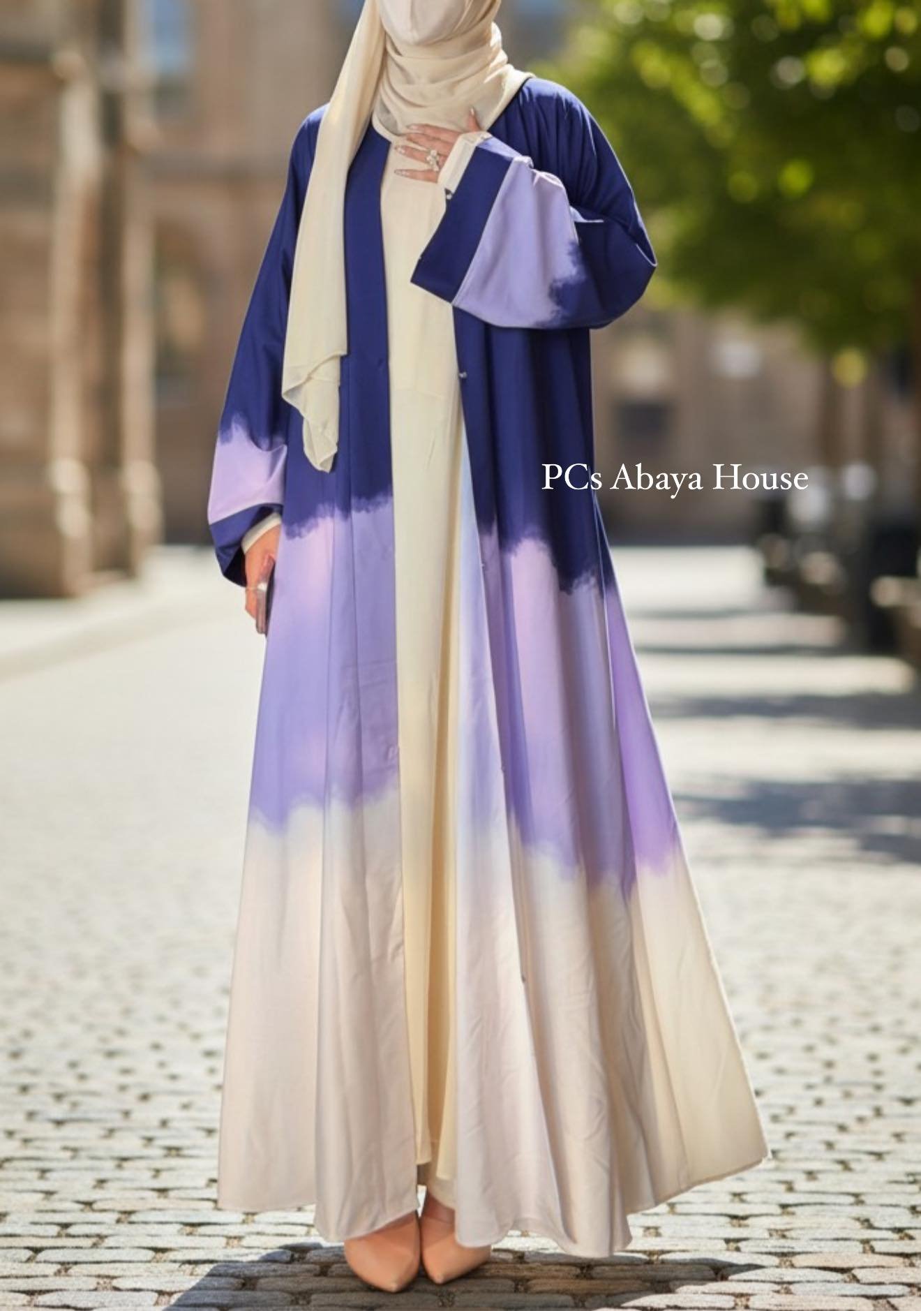 Batik Abaya 3Color Micro-Stitch - Image 3